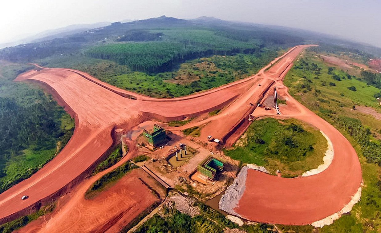 This year’s budget devotes UGX 4.5trillion to roads and UGX 2.3 trillion to energy, a continuation of Uganda’s long-term infrastructure investment. Photo Credit: https://infrastructure.go.ug/ongoing-road-projects/