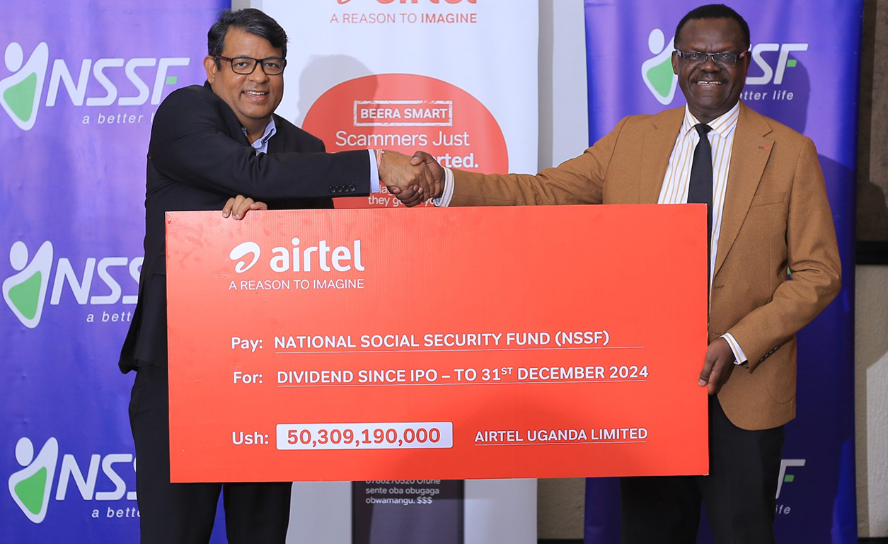 NSSF Earns UGX 50.3billion in Dividends from Airtel Uganda